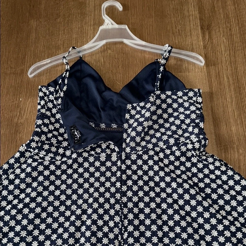 Trixxi Black and White A-Line Sundress Sleeveless